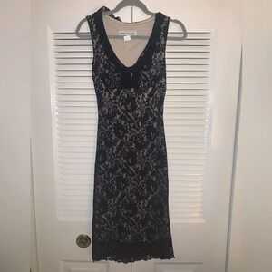 Two toned cocktail evening dress